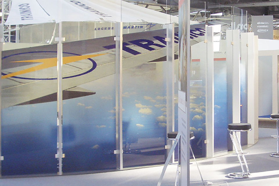 Digital bedruckte Glas Panels